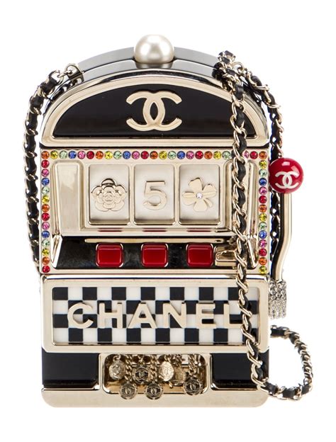 chanel slot machine bag|Chanel minaudiere bag.